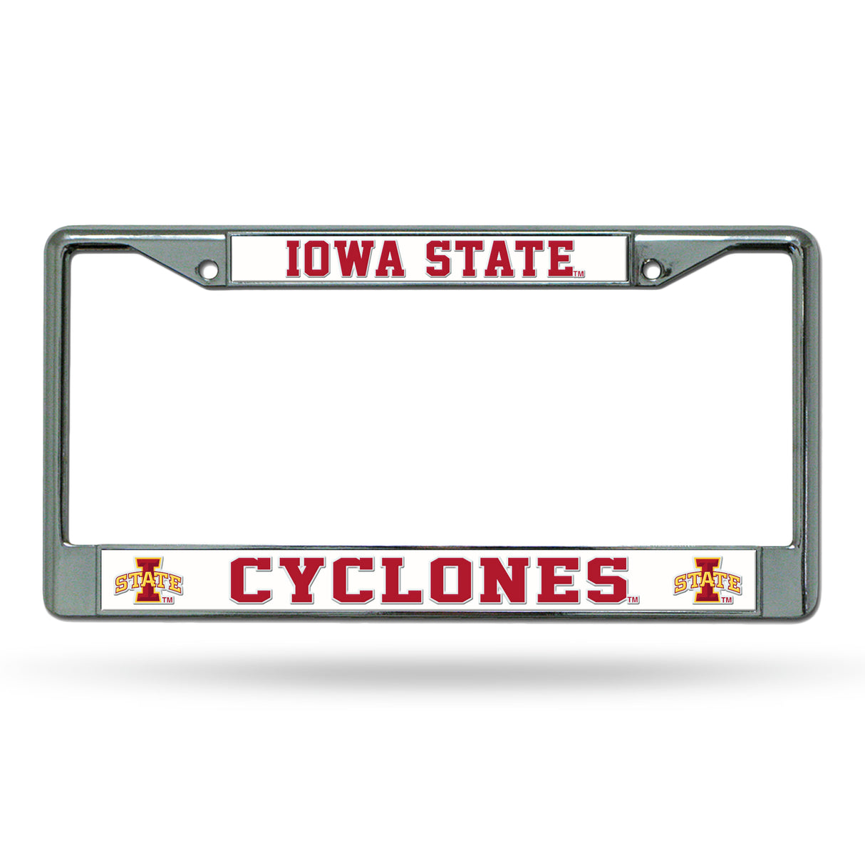 NCAA Iowa State Cyclones Chrome License Plate Frame Fan Gear NCAA Iowa State Cyclones