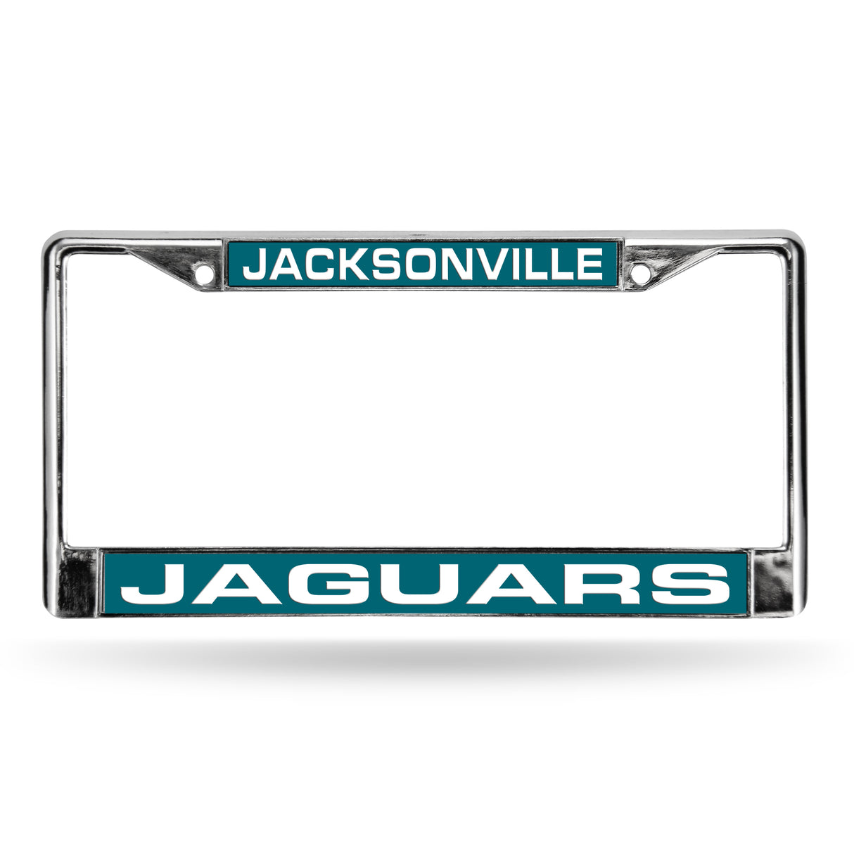NFL Jacksonville Jaguars Laser Cut Chrome License Plate Frame Fan Gear NFL Jacksonville Jaguars