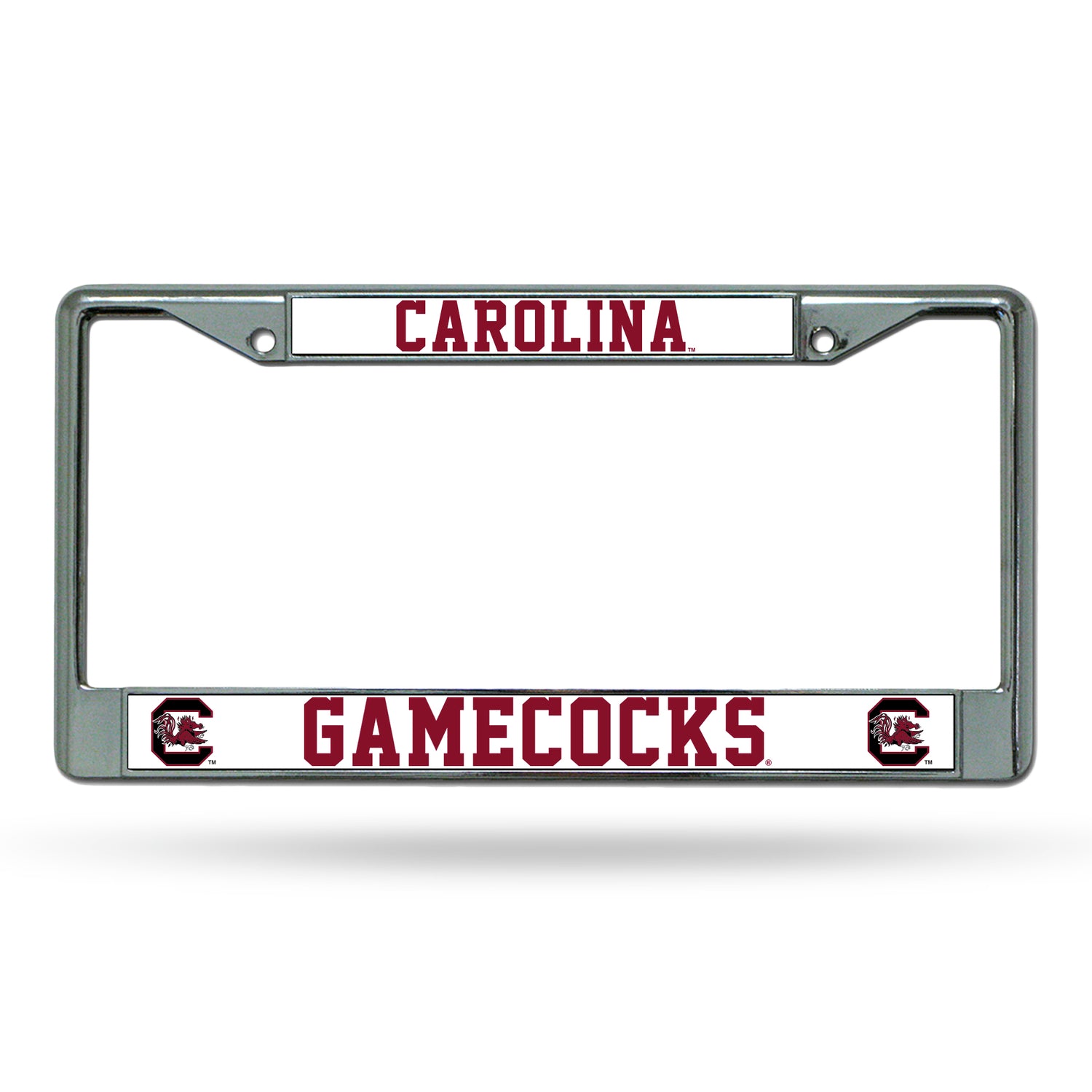 NCAA South Carolina Gamecocks Chrome License Plate Frame Fan Gear NCAA South Carolina Gamecocks