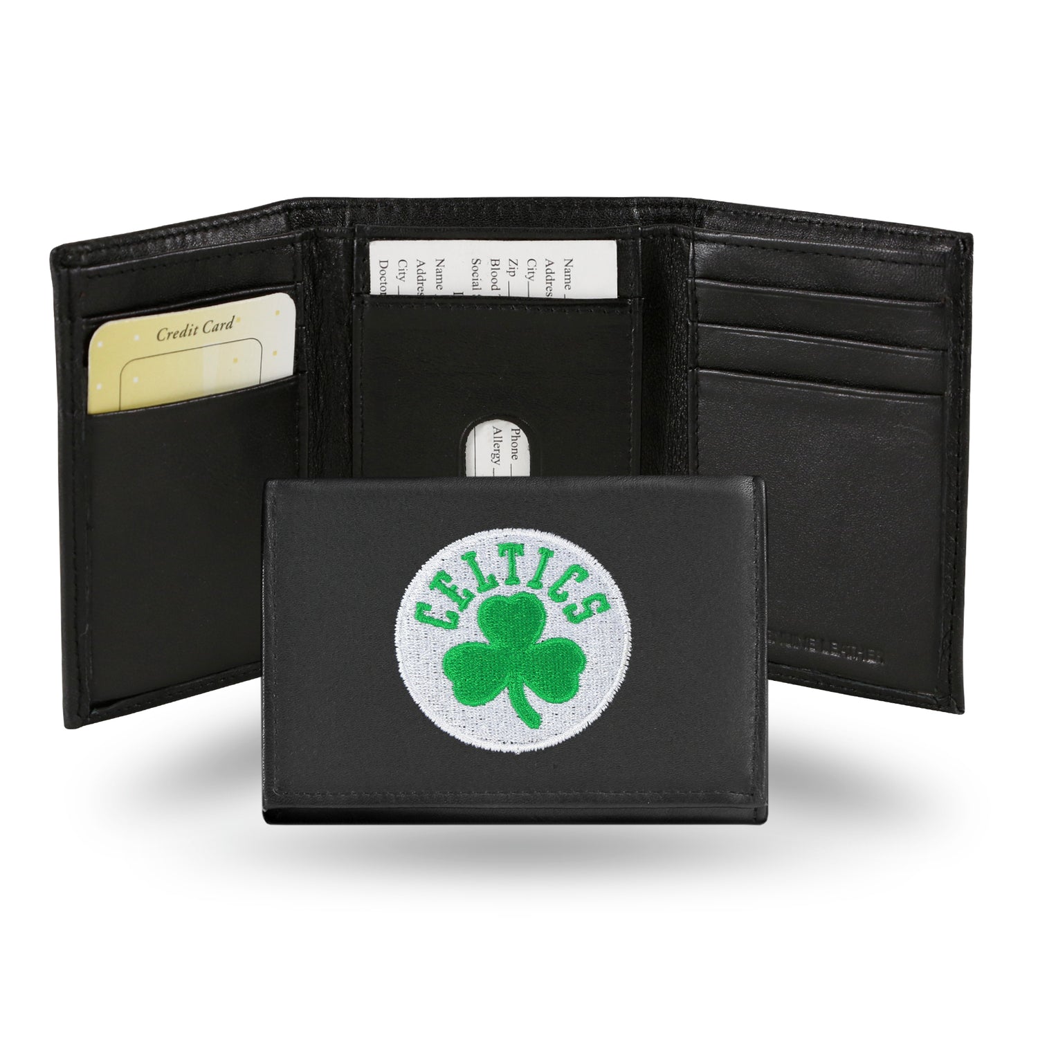NBA Boston Celtics Tri-Fold Wallet Fan Gear NBA Boston Celtics