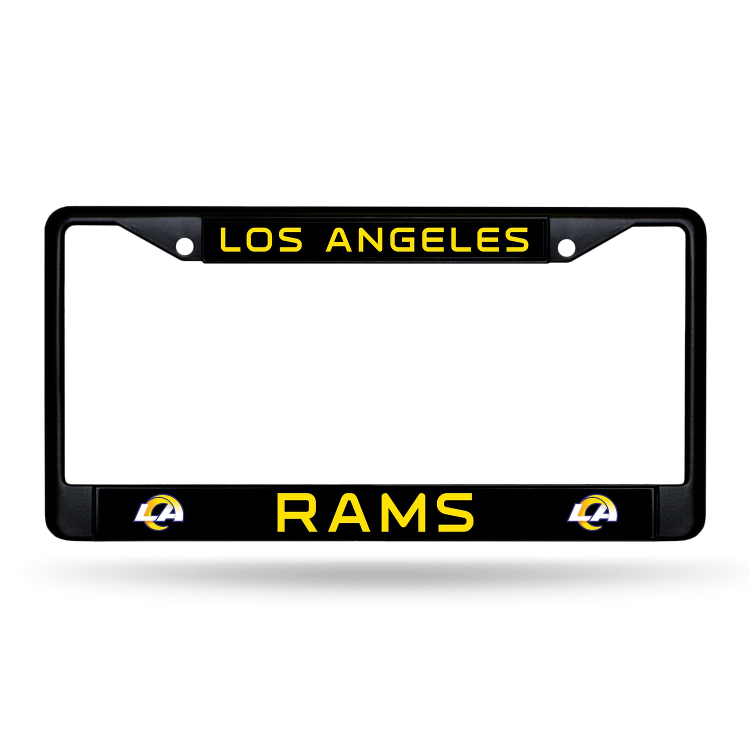 NFL Los Angeles Rams License Frame Black Metal Fan Gear NFL Los Angeles Rams