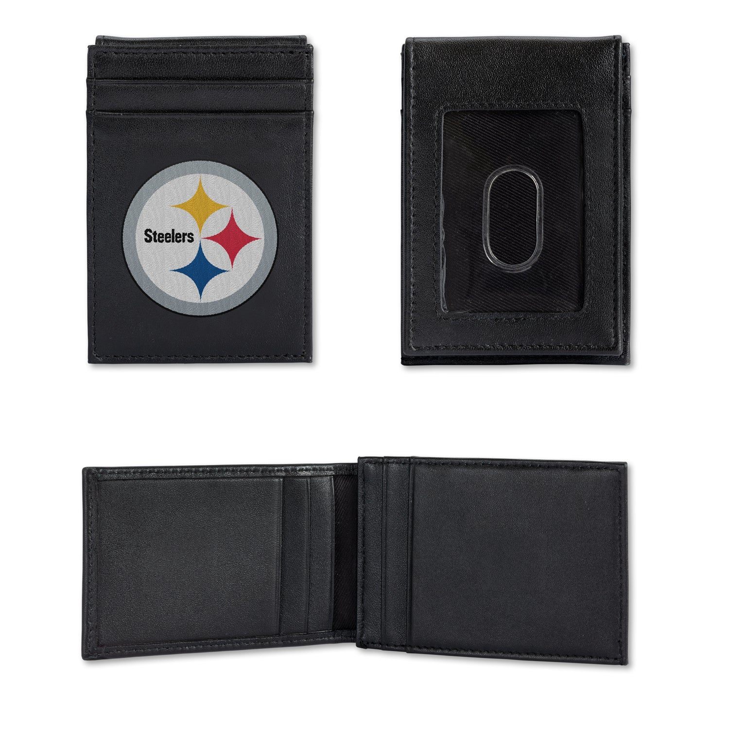 NFL Pittsburgh Steelers Embroidered Front Pocket Wallet Fan Gear NFL Pittsburgh Steelers