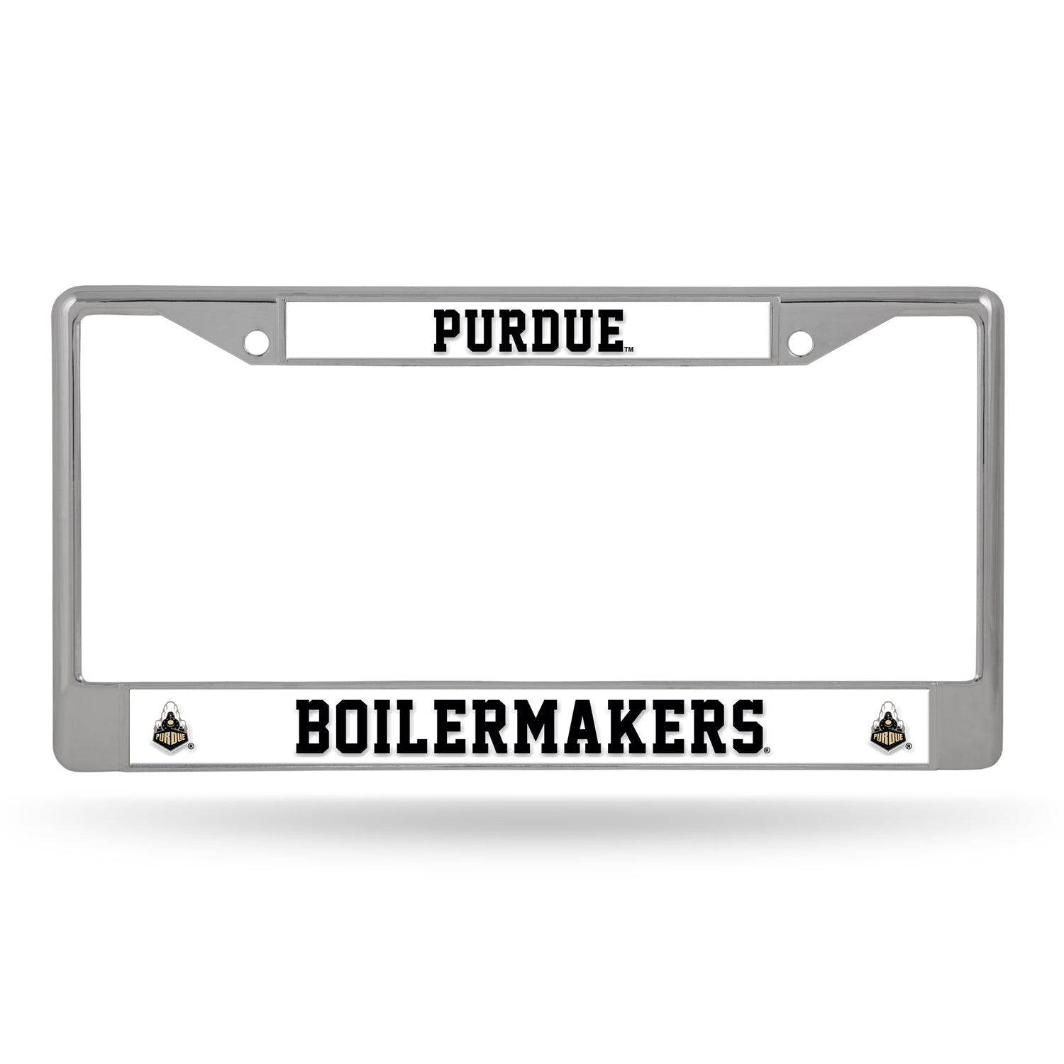 NCAA Purdue Boilermakers Chrome License Plate Frame Fan Gear NCAA Purdue Boilermakers