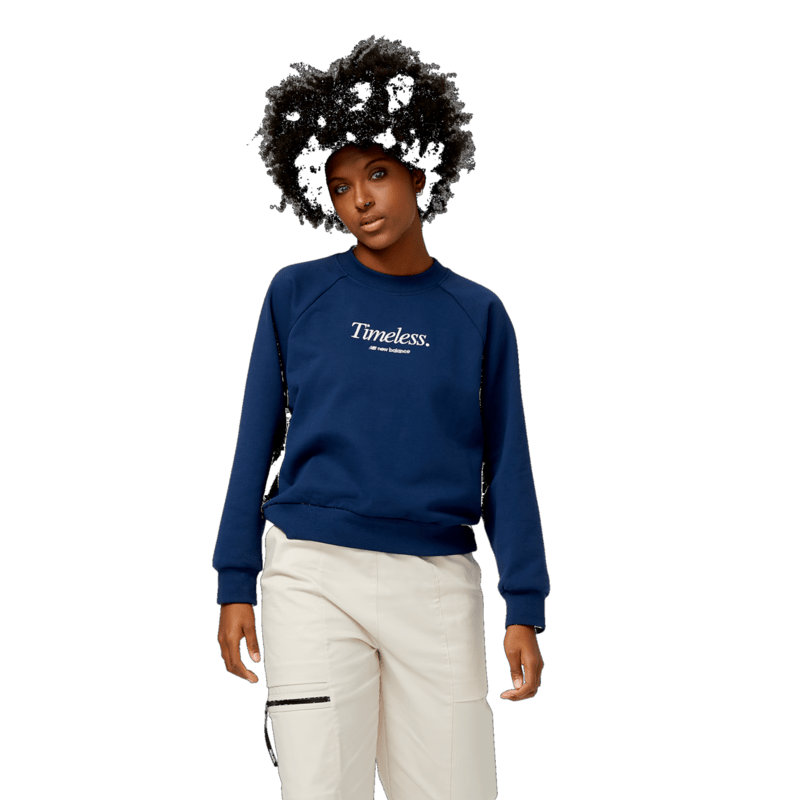New Balance Women's Athletics Icono-Graphic Crew Sweatshirt Womens Apparel Sweatshirts & Fleece