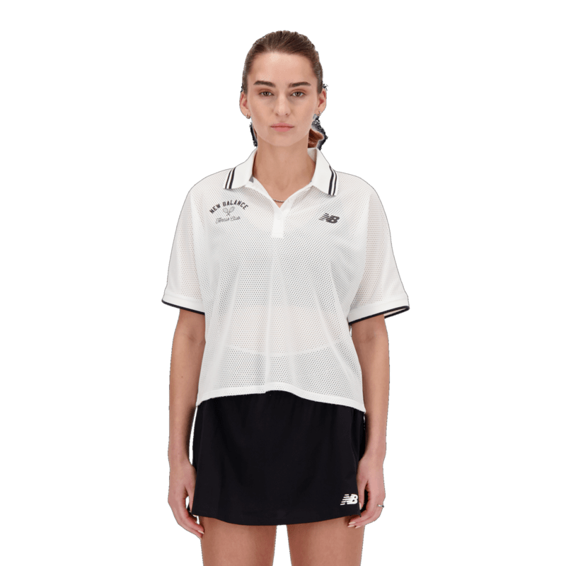 New Balance Women's Mesh Tournament Polo Tennis & Racquet Apparel All