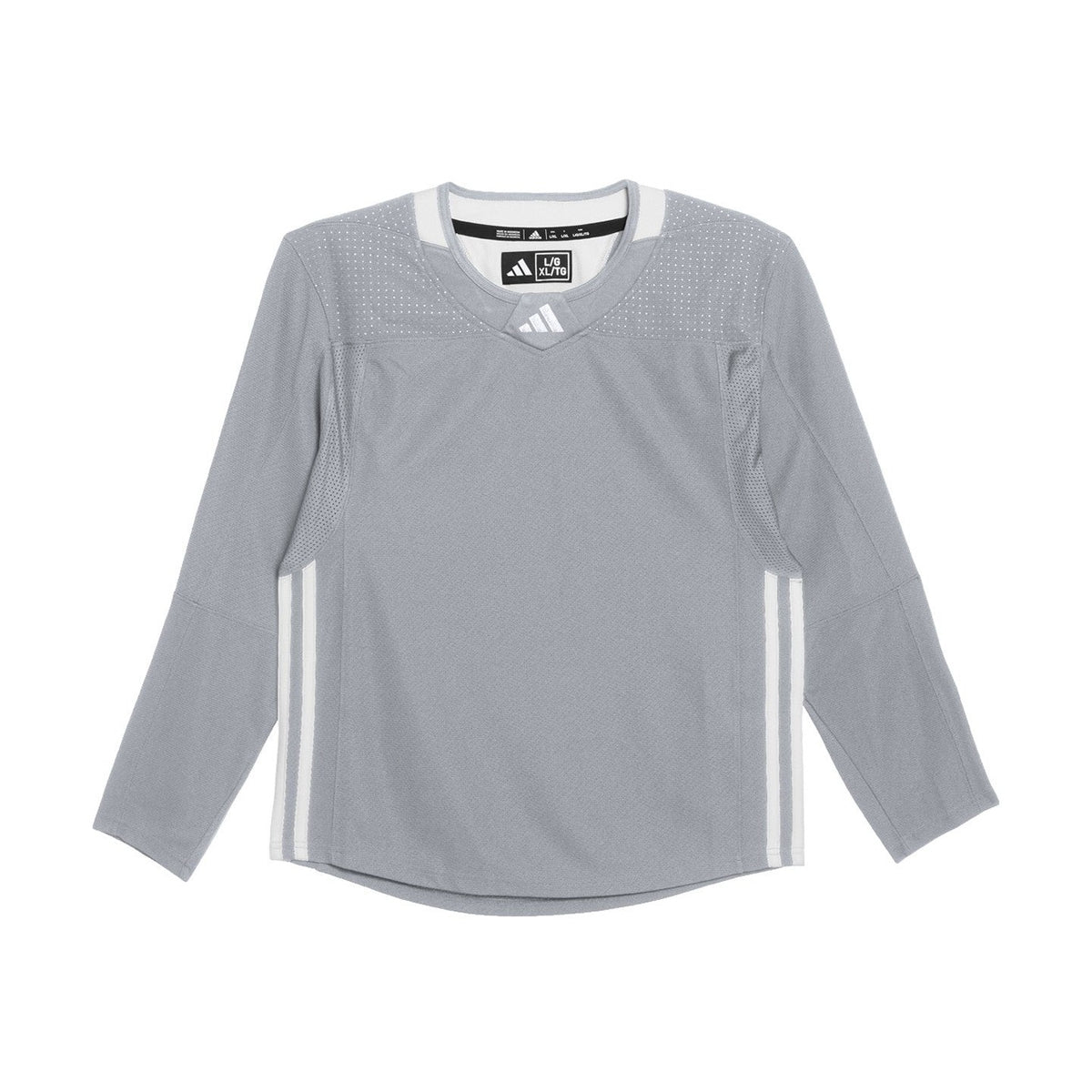 adidas Youth adiTeam Three Stripe Hockey Goalie Jersey 2.0