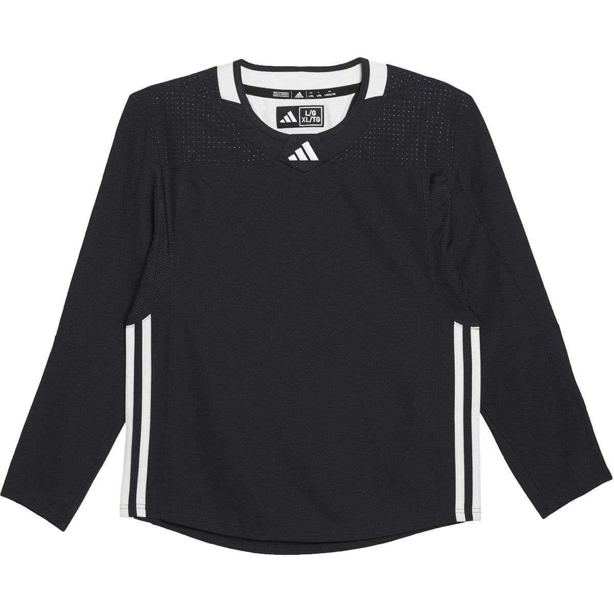 adidas Youth adiTeam Three Stripe Hockey Goalie Jersey 2.0