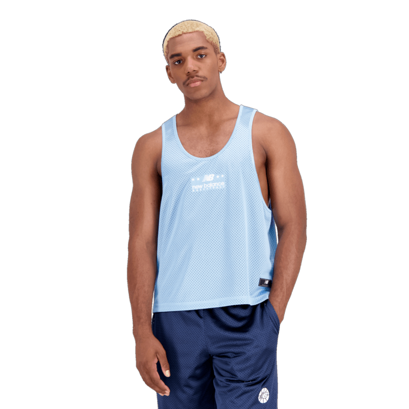 New Balance Men's Hoops Jersey Sleeveless Tank Mens Apparel Shirts & Tops