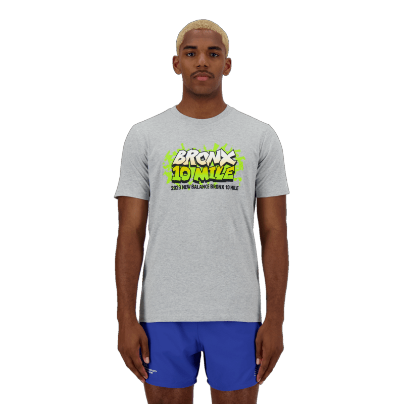 New Balance Men's Bronx 10 Mile Graphic T-Shirt Mens Apparel Shirts & Tops