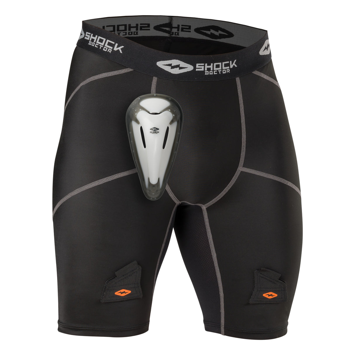 Shock Doctor Compression Hockey Short w/ BioFlex Cup Hockey Protective Gear All