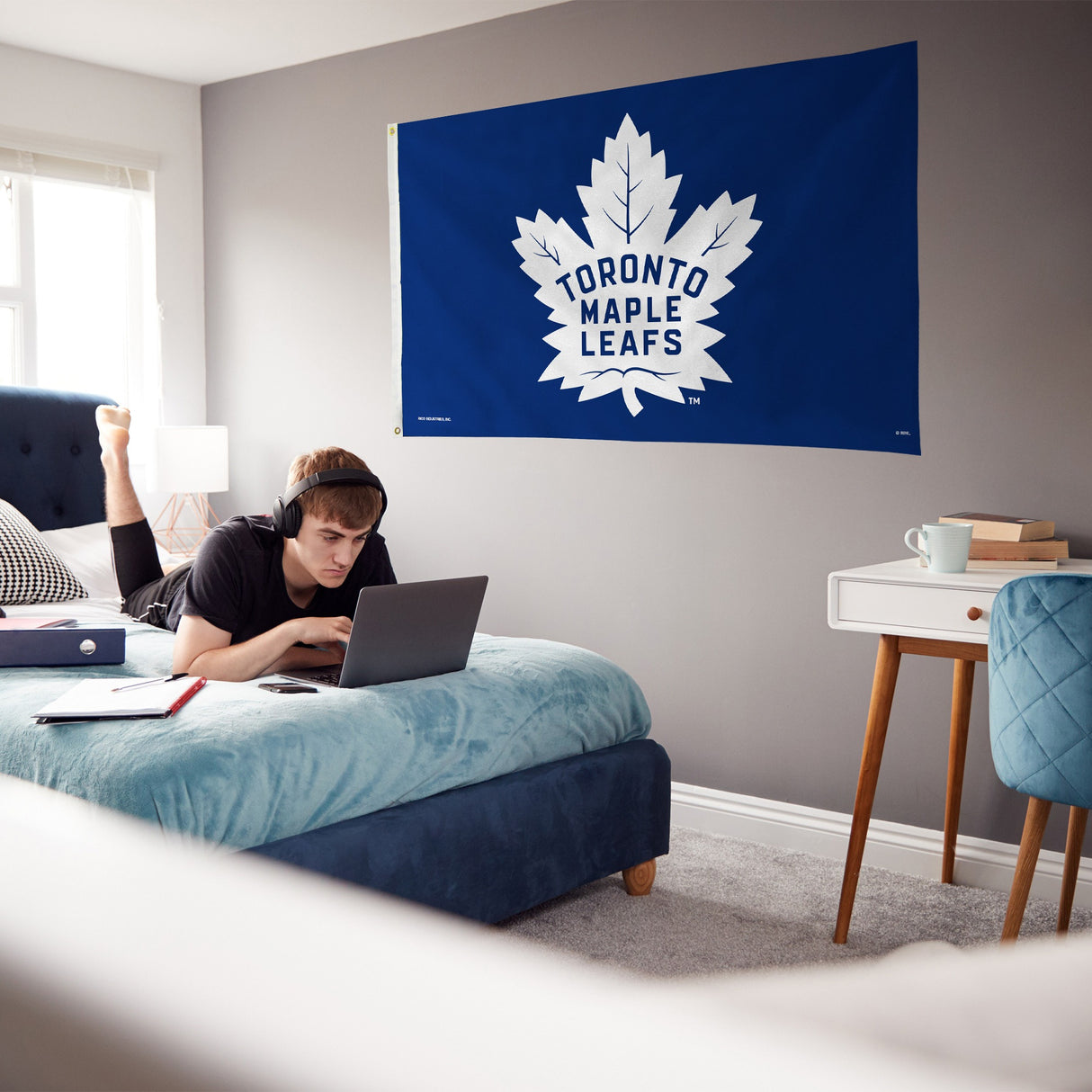 Rico Industries NHL Toronto Maple Leafs Standard 3' x 5' Banner Flag-3