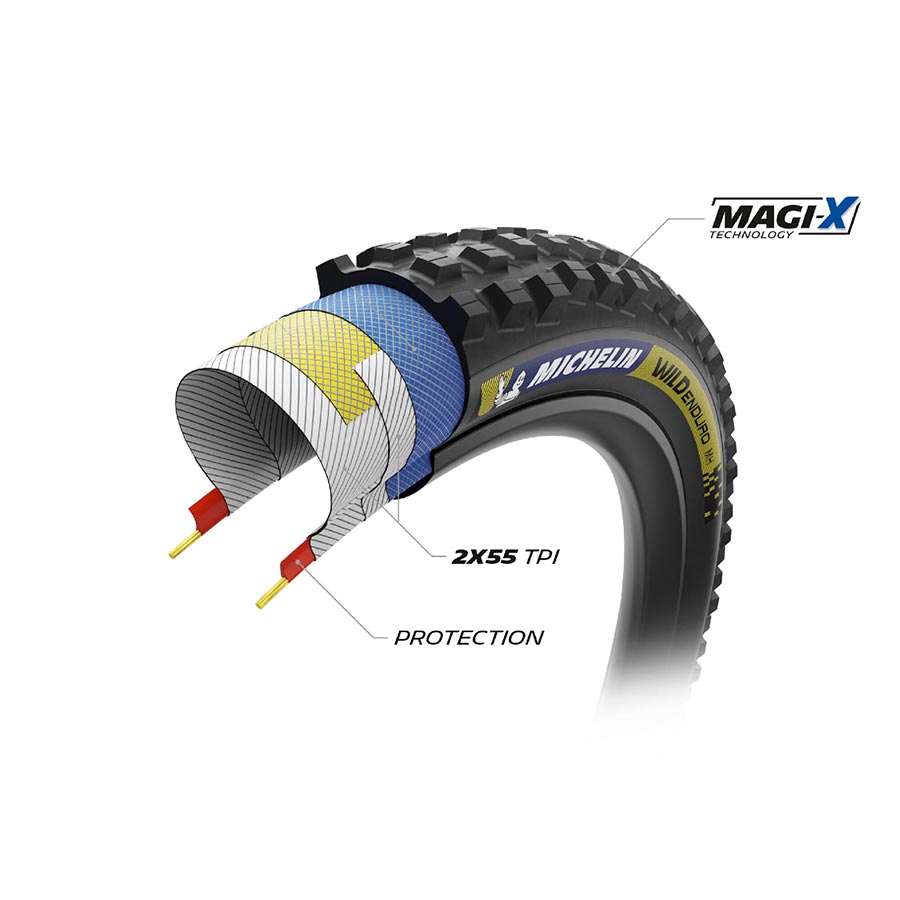 Michelin WILD ENDURO MH RACING LINE Mountain Tire-3