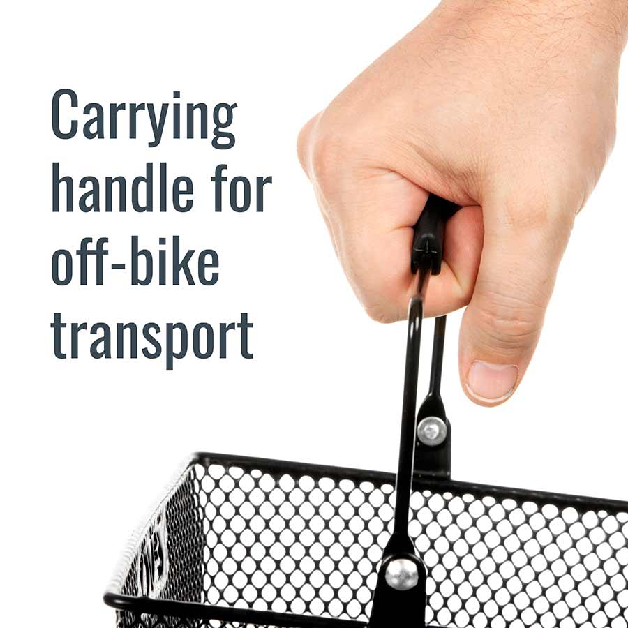 Evo E-Cargo Lift-Off Mesh Front Basket Bicycle Accessories Packs/Racks/Baskets