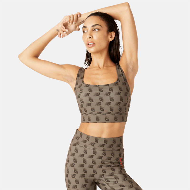 New Balance Women's Bandier Monogram Bra Womens Apparel Bras & Underwear