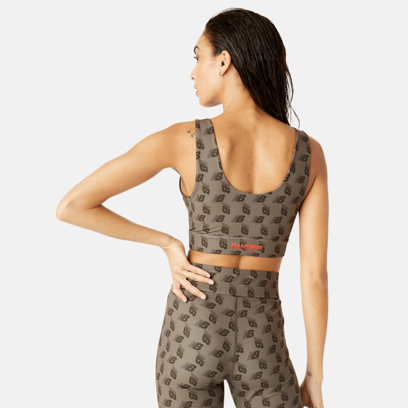 New Balance Women's Bandier Monogram Bra Womens Apparel Bras & Underwear
