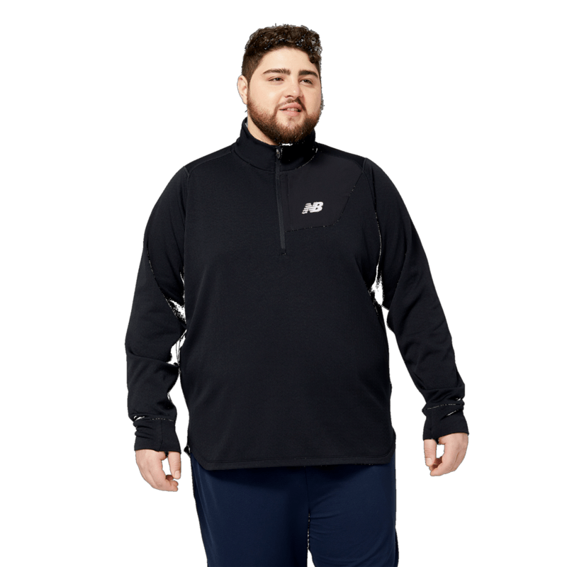 New Balance Men's Heat Grid Half Zip Mens Apparel Sweatshirts & Fleece