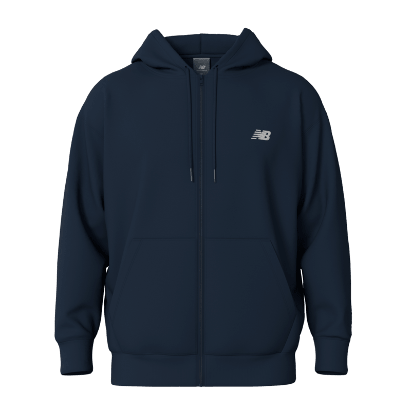 New Balance Men's Sport Essentials Logo Fleece Full Zip Mens Apparel Sweatshirts & Fleece