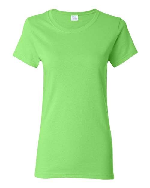 Gildan Women's Heavy Cotton 100% Cotton T-Shirt 5000L Womens Apparel Shirts & Tops