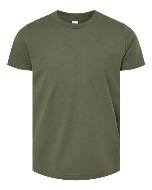 BELLA + CANVAS Youth Jersey Short Sleeve Tee BC3001Y Youth Apparel Shirts & Tops