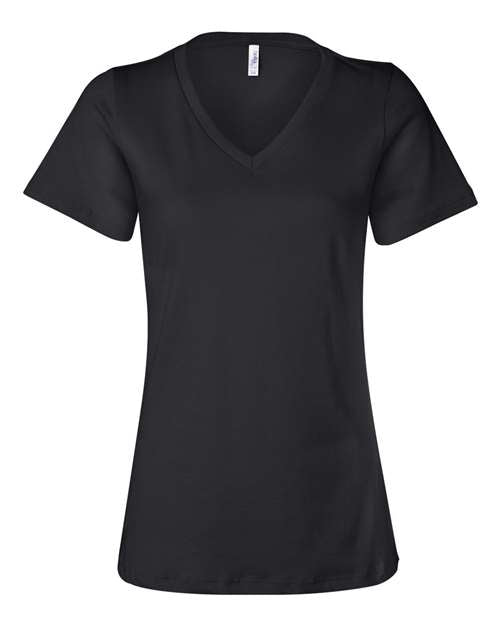 BELLA + CANVAS Women's Relaxed Jersey V-Neck Tee BC6405 Womens Apparel Shirts & Tops