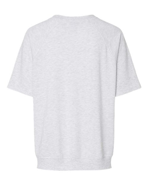 MV Sport Women's French Terry Short Sleeve Crewneck Pullover MV Sport