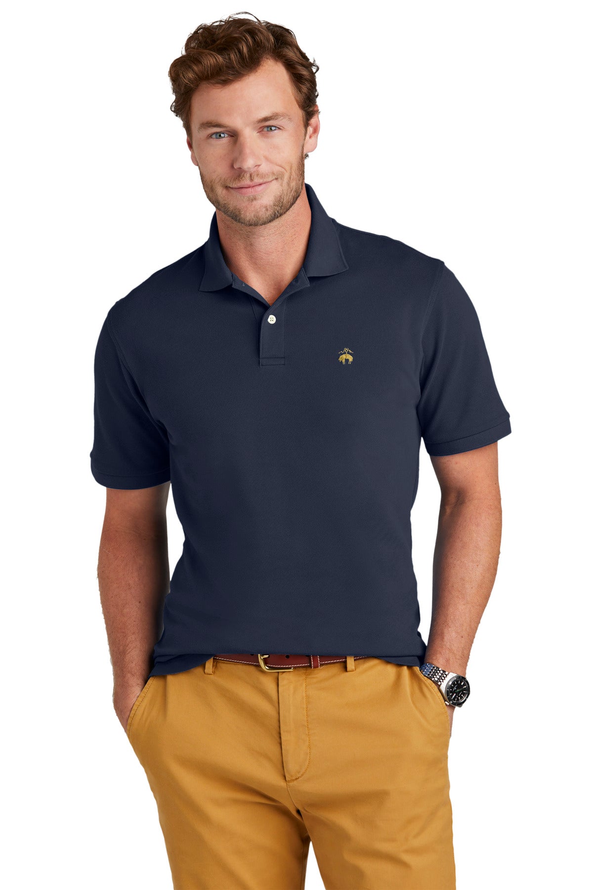 Brooks Brothers Pima Cotton Pique Polo. BB18200 Corporate Apparel Shirts & Tops