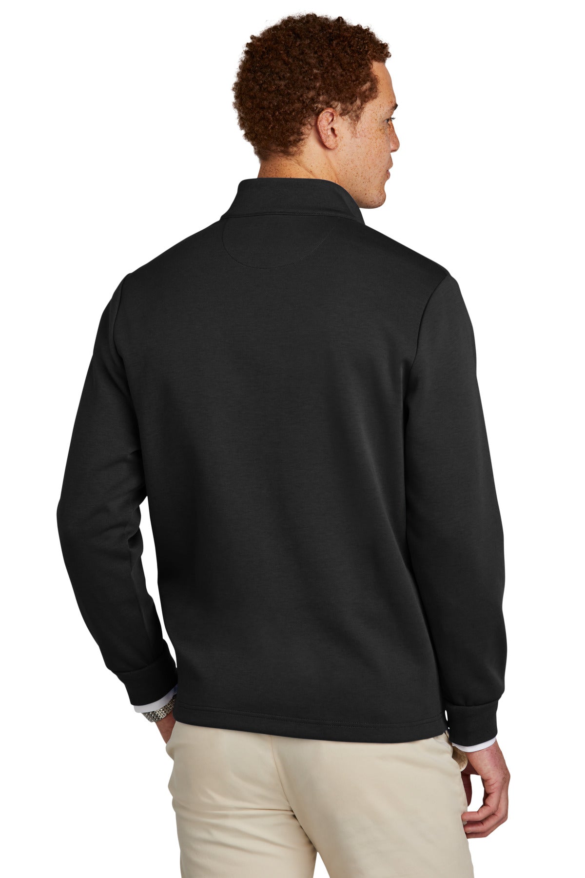 Brooks Brothers Double-Knit 1/4-Zip. BB18206 Corporate Apparel Sweatshirts & Fleece