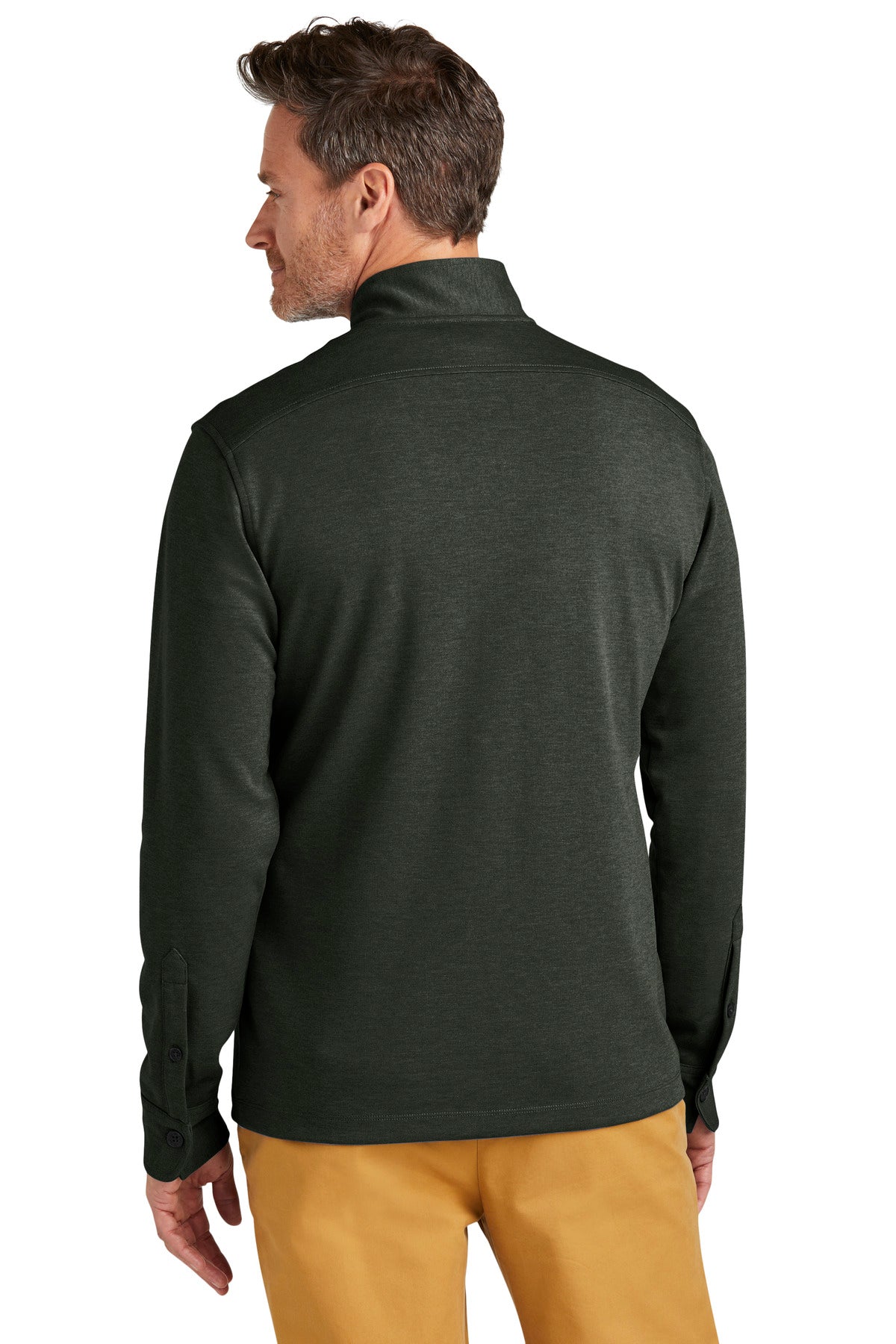 Brooks Brothers Mid-Layer Stretch 1/2-Button. BB18202 Corporate Apparel Shirts & Tops