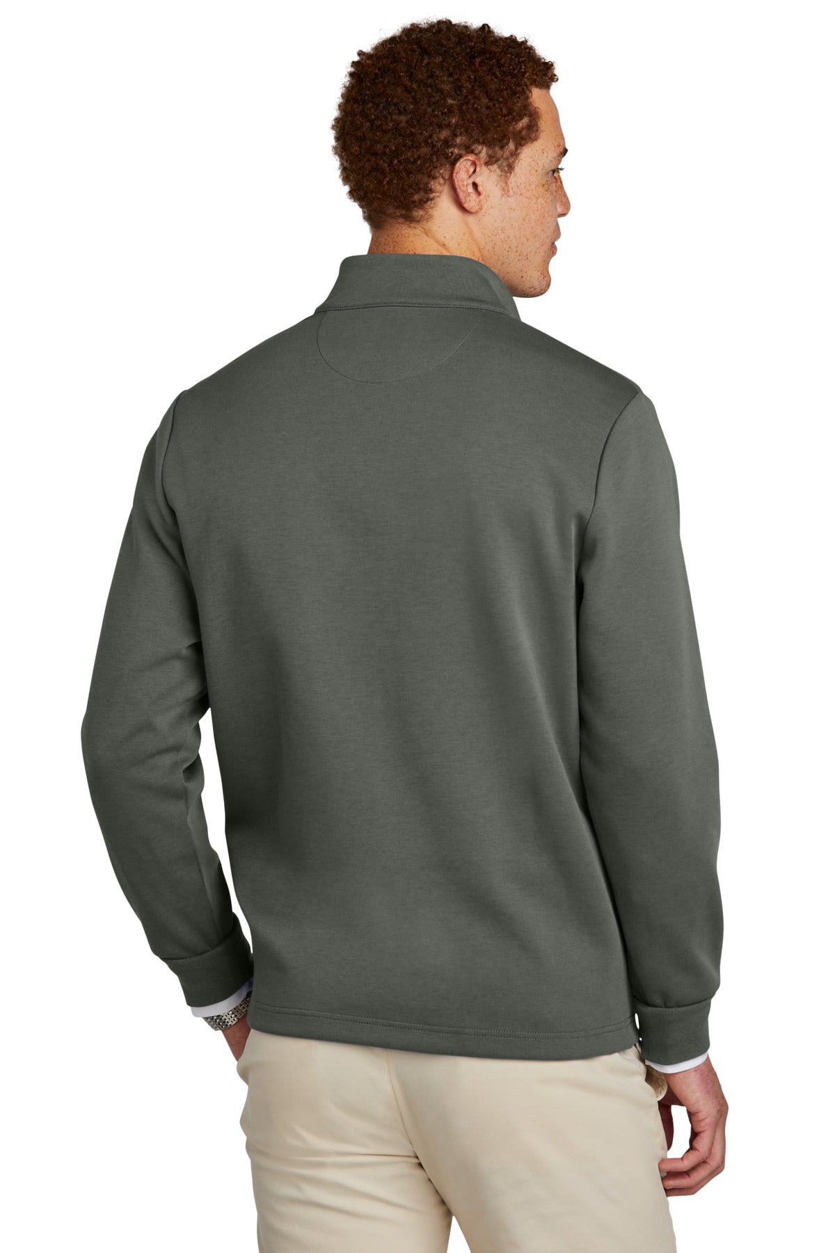 Brooks Brothers Double-Knit 1/4-Zip. BB18206 Corporate Apparel Sweatshirts & Fleece