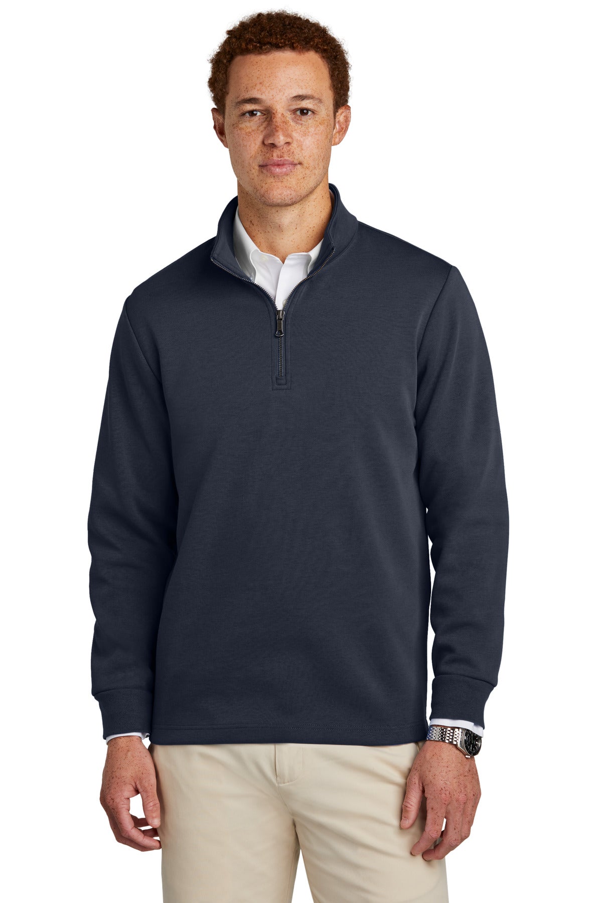 Brooks Brothers Double-Knit 1/4-Zip. BB18206 Brooks Brothers