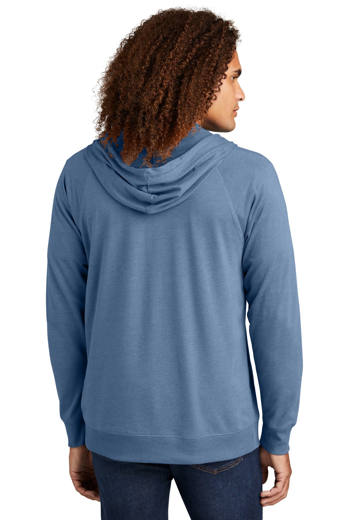 District Featherweight French Terry Full-Zip Hoodie DT573 Mens Apparel Sweatshirts & Fleece