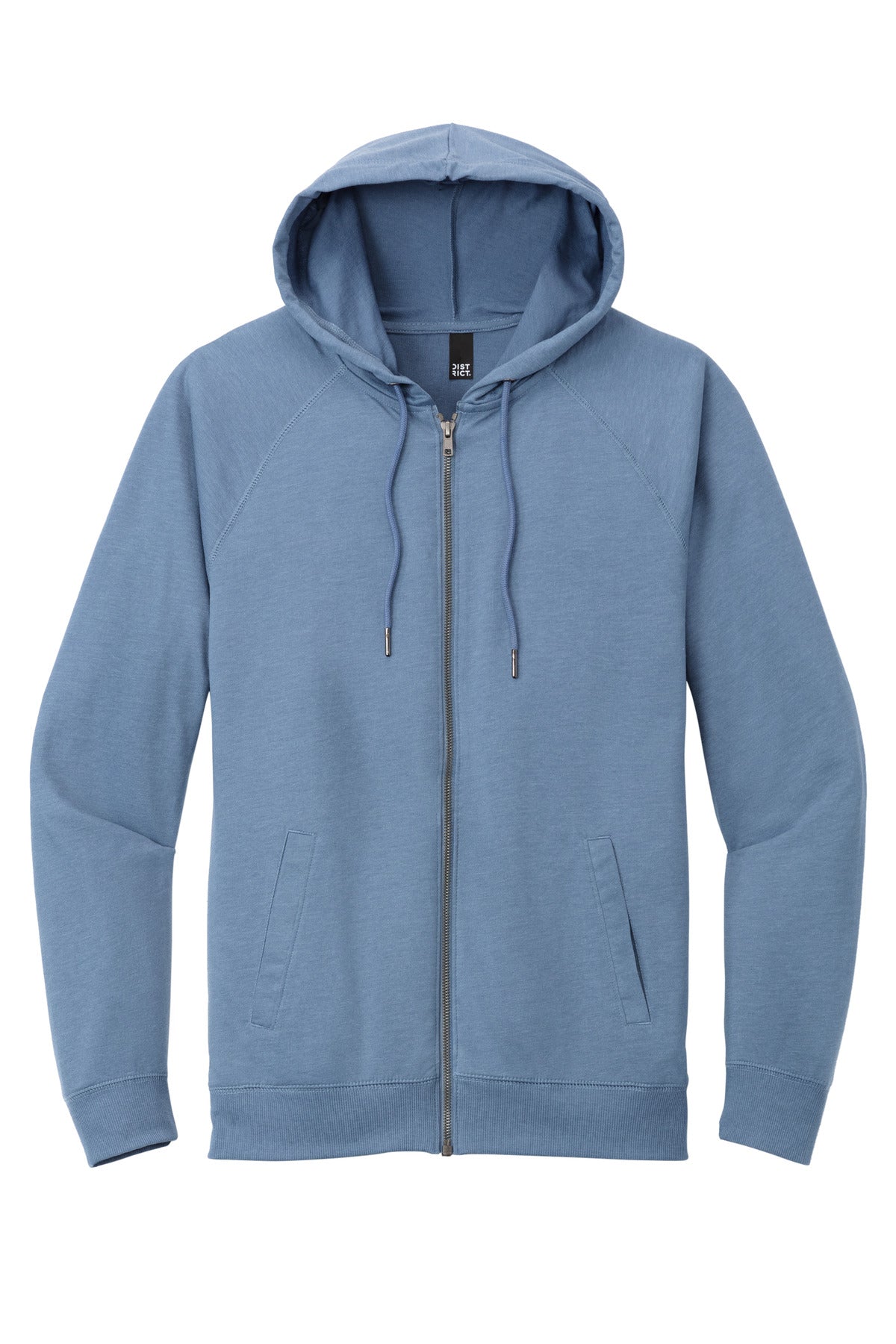 District Featherweight French Terry Full-Zip Hoodie DT573 Mens Apparel Sweatshirts & Fleece