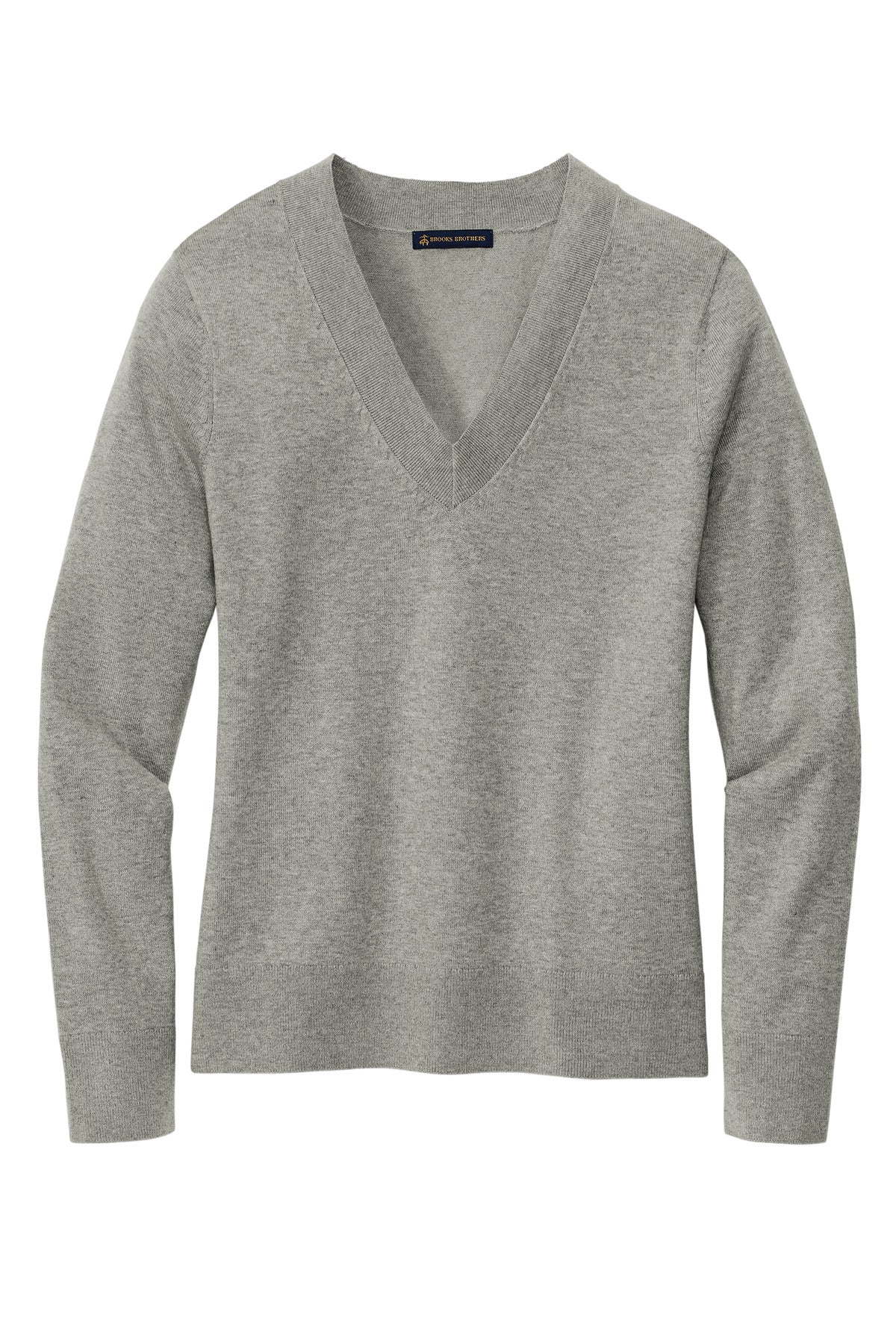 Brooks Brothers Women's Cotton Stretch V-Neck Sweater. BB18401 Corporate Apparel Sweatshirts & Fleece