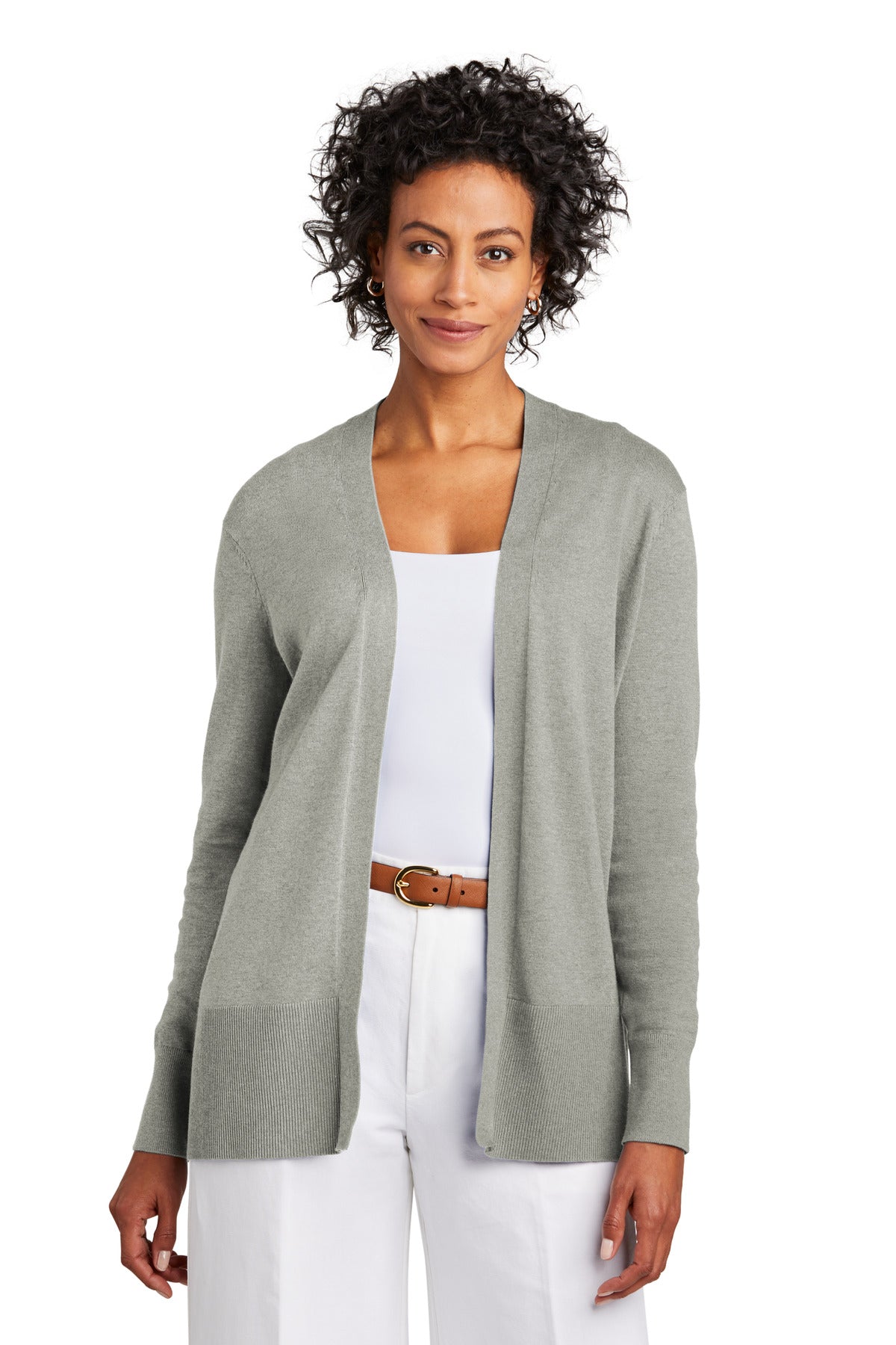Brooks Brothers Women's Cotton Stretch Long Cardigan Sweater. BB18403 Corporate Apparel Sweatshirts & Fleece