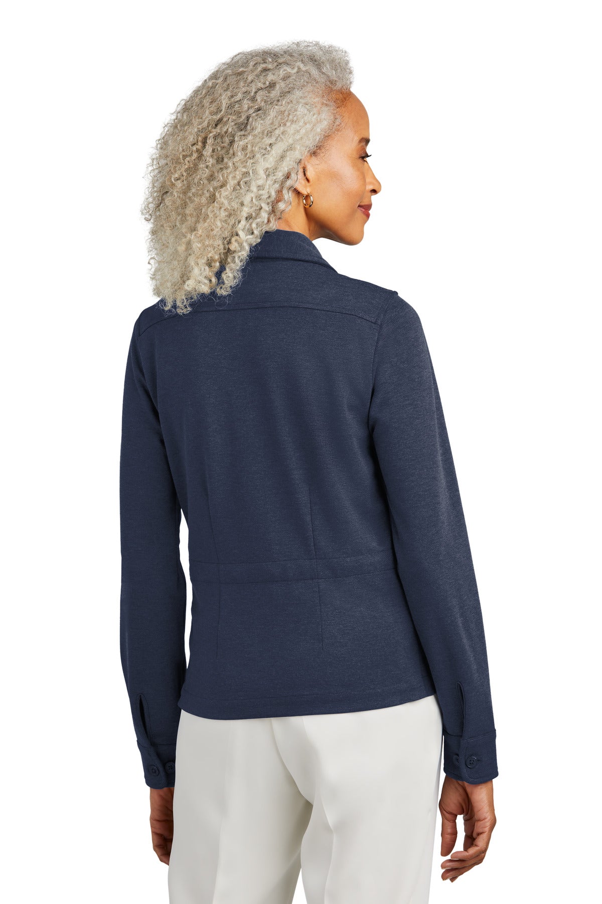 Brooks Brothers Women's Mid-Layer Stretch Button Jacket. BB18205 Corporate Apparel Shirts & Tops