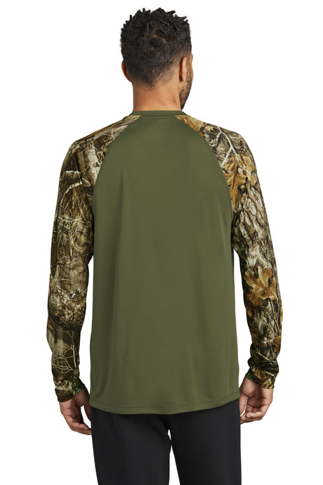 Russell Outdoors Realtree Colorblock Performance Long Sleeve Tee. RU151LS Corporate Apparel Sweatshirts & Fleece