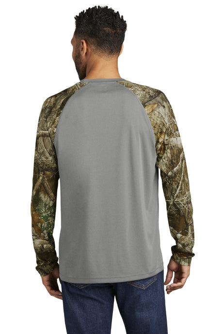 Russell Outdoors Realtree Colorblock Performance Long Sleeve Tee. RU151LS Corporate Apparel Sweatshirts & Fleece