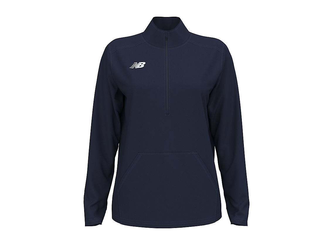 New Balance Women's Midfield Half Zip Womens Apparel Sweatshirts & Fleece