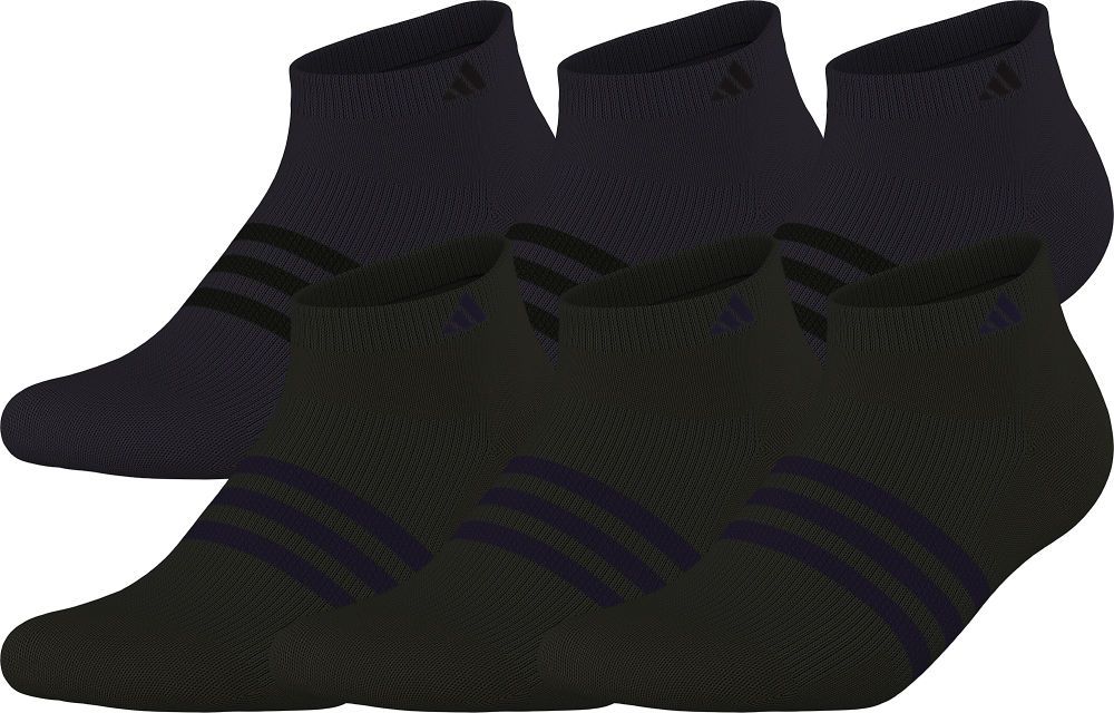adidas Men's Superlite 3.0 Low Cut Socks 6-Pack Unisex Accessories Socks