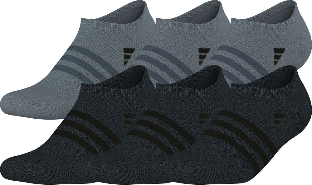 adidas Men's Superlite 3.0 No Show (3 Pairs)