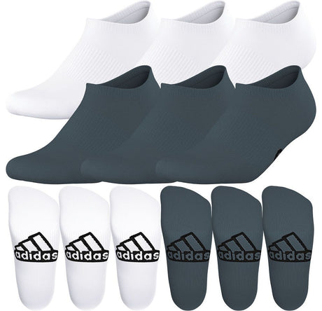 adidas Men's Superlite Classic 6-Pack No Show Socks Unisex Accessories Socks
