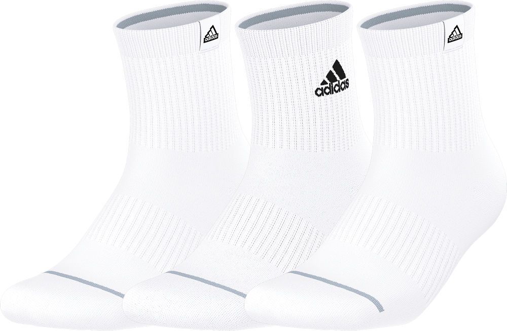 adidas Men's Cushioned Sport 3.0 High Quarter Sock 3 Pairs Unisex Accessories Socks