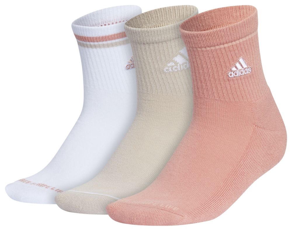 adidas Women's Sport 2.0 High Quarter Socks 3 Pairs Unisex Accessories Socks
