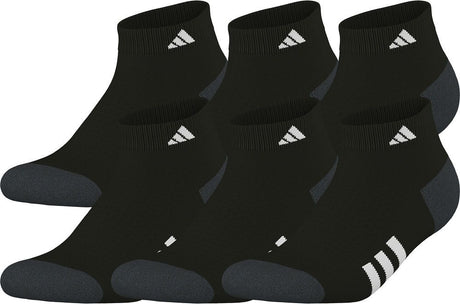 adidas Youth Athletic Cushioned 6-Pack Low Cut Socks 6-Pack Unisex Accessories Socks