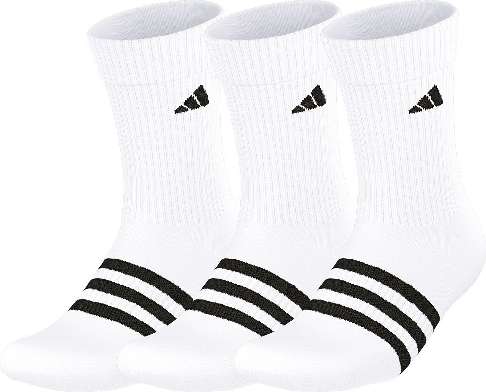 adidas Unisex Adaptive 3-Pack Crew Unisex Accessories Socks