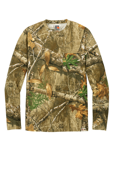 Russell Outdoors Realtree Long Sleeve Pocket Tee. RU100LSP Corporate Apparel Shirts & Tops