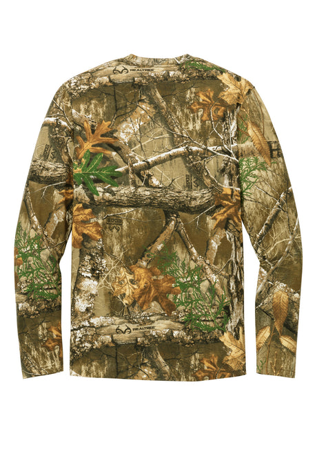 Russell Outdoors Realtree Long Sleeve Pocket Tee. RU100LSP Corporate Apparel Shirts & Tops
