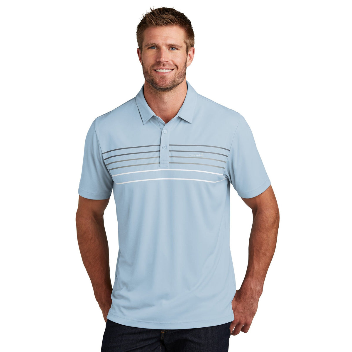 TravisMathew Men's Coto Performance Chest Stripe Polo TM1MY400