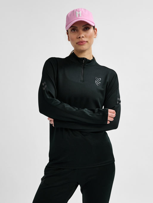 Hummel Women's Active PL Half Zip Womens Apparel Sweatshirts & Fleece