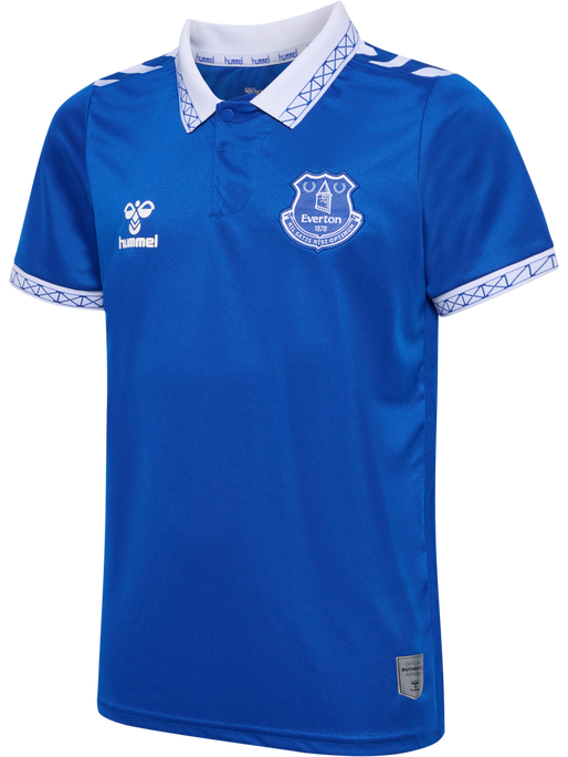 Hummel Youth Everton Home Jersey 23/24 Soccer Uniforms & Apparel All